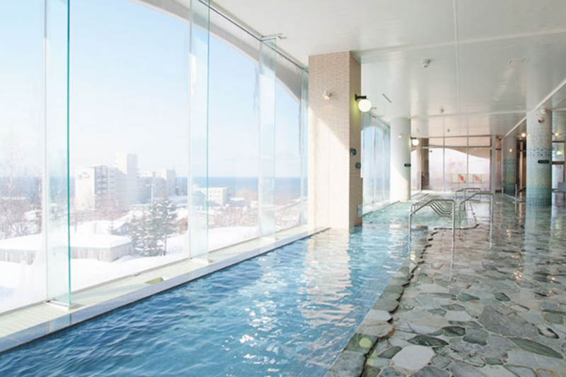 知床第一ホテルの天然翡翠の大浴場