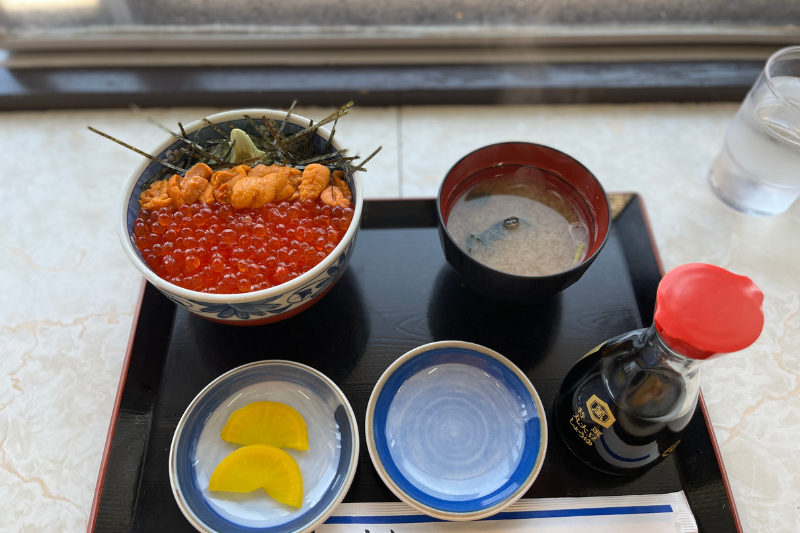 うに・いくら丼 ウトロ漁協婦人部食堂