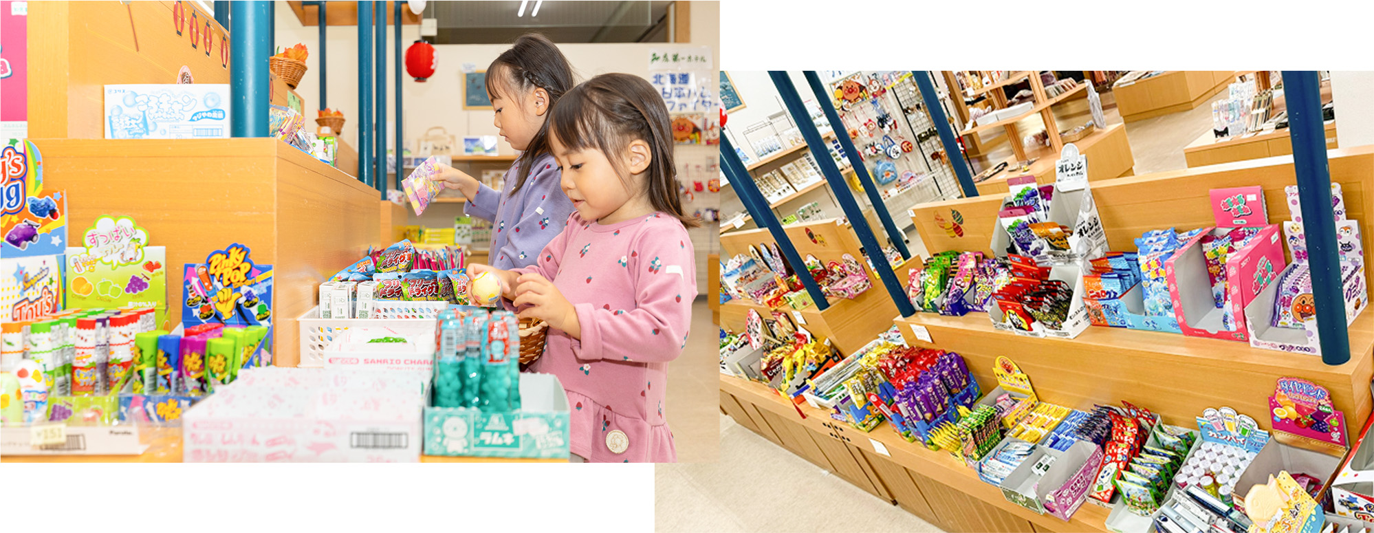 駄菓子コーナー