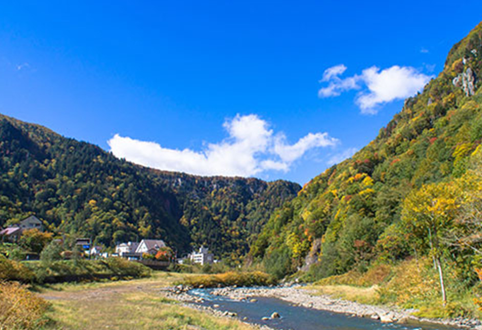 層雲峡温泉に宿泊